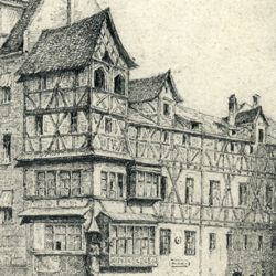 Gläserner Himmel an der Ecke Bindergasse