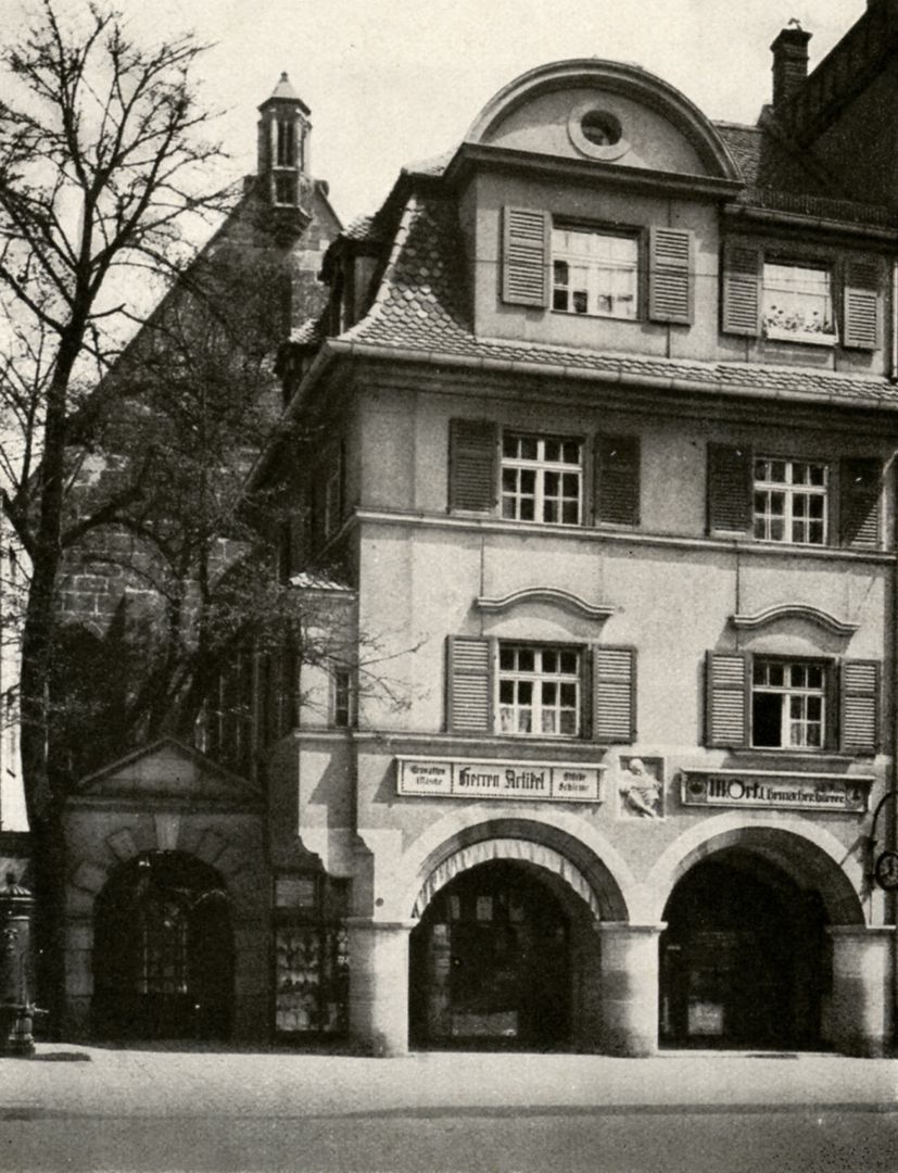 Pfarrhaus von St. Martha Pfarrhaus von St. Martha / Foto aus: "Otto Schulz", Friedrich Ernst Hübsch Verlag, 1929