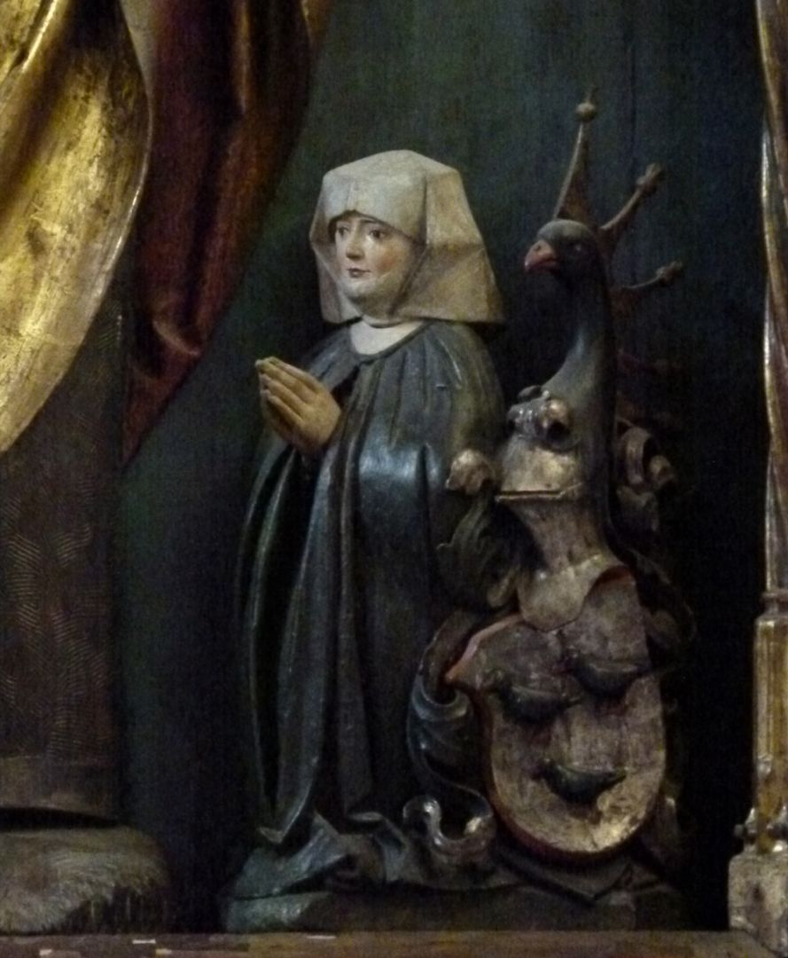 Sebaldus Altar Schrein, kniende Margarethe Kammermeister