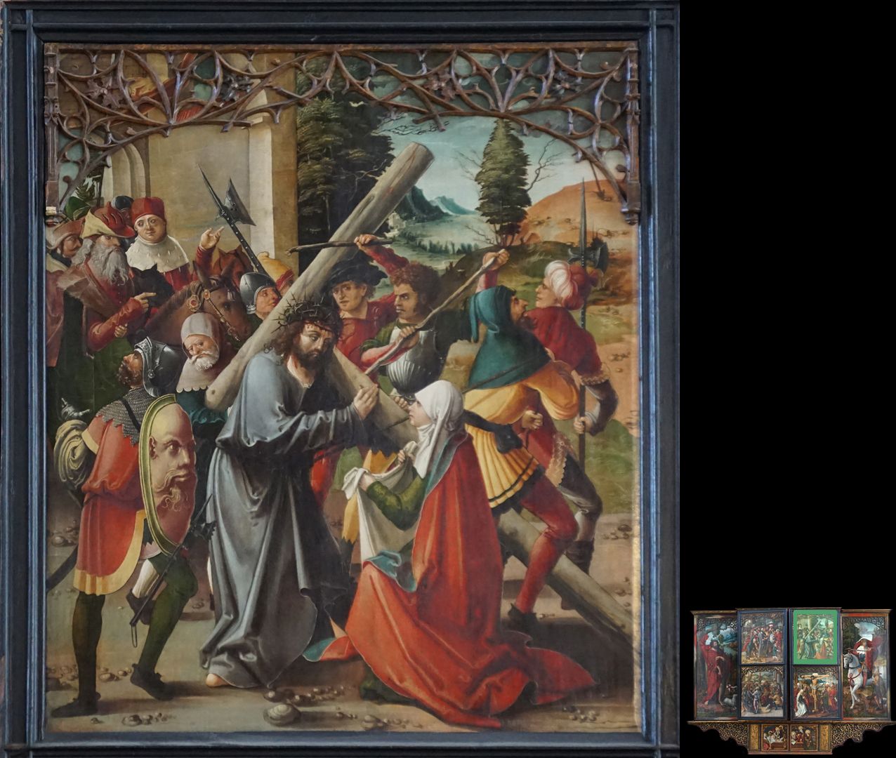 Hochaltar / Schwabach / zweite Wandlung Christus und Veronika