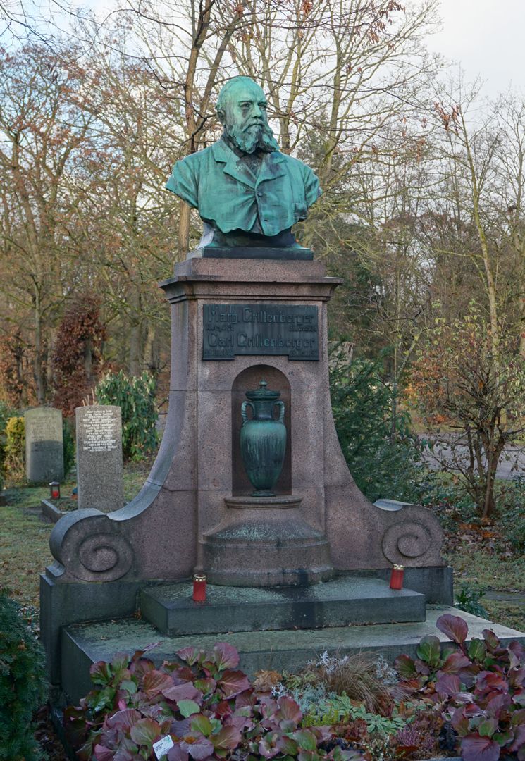 Grabdenkmal Carl Grillenberger Ansicht von Osten