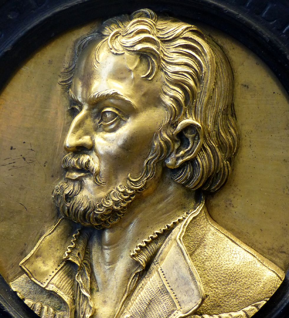 Bildnismedaillon des Philipp Melanchthon Detail