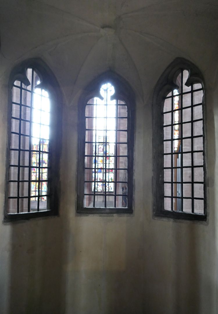 Die Sebalduskirche als Architektur Innenansicht des Chörleins