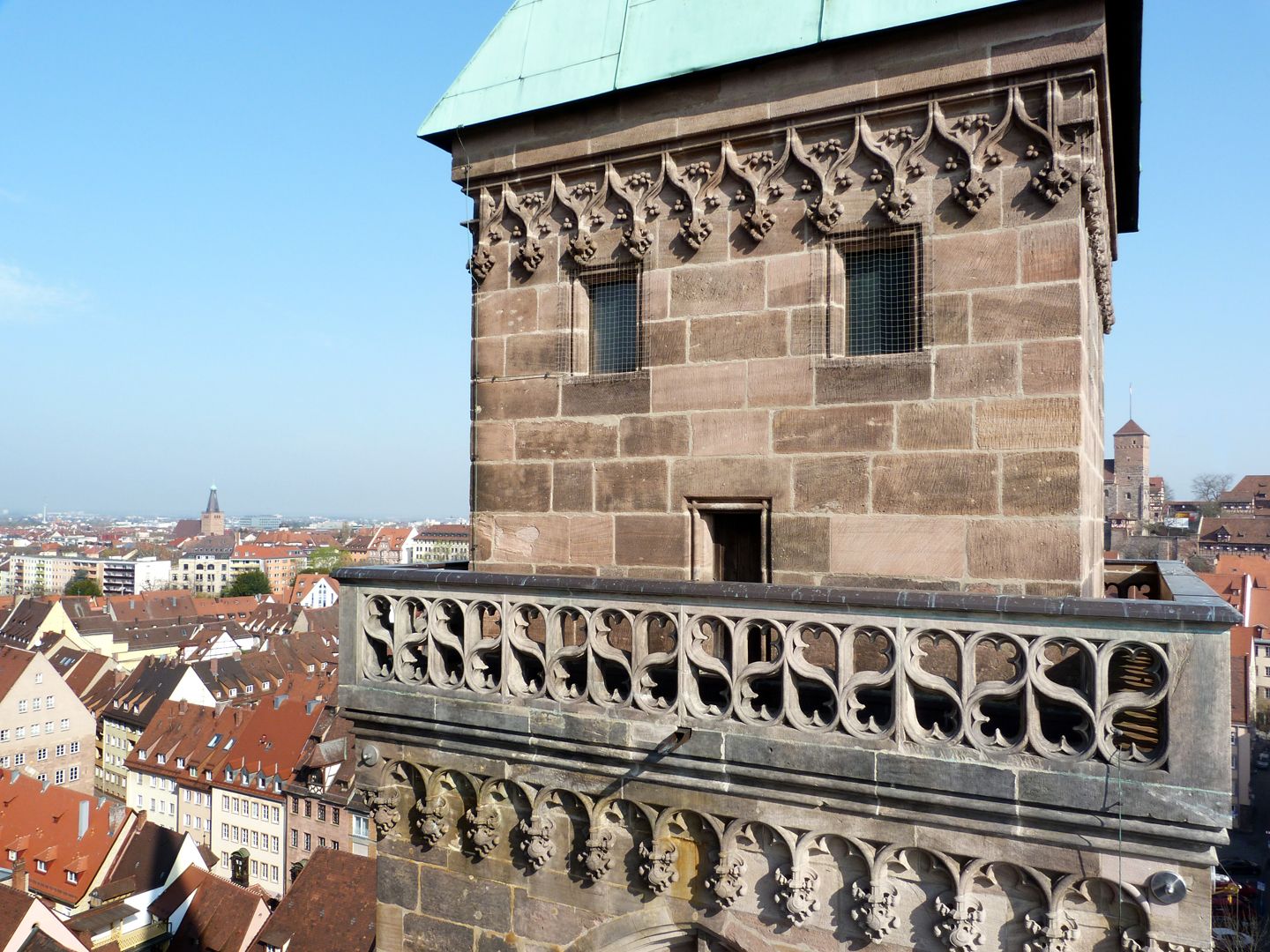 Die Sebalduskirche als Architektur Nordturm: Wächterstube