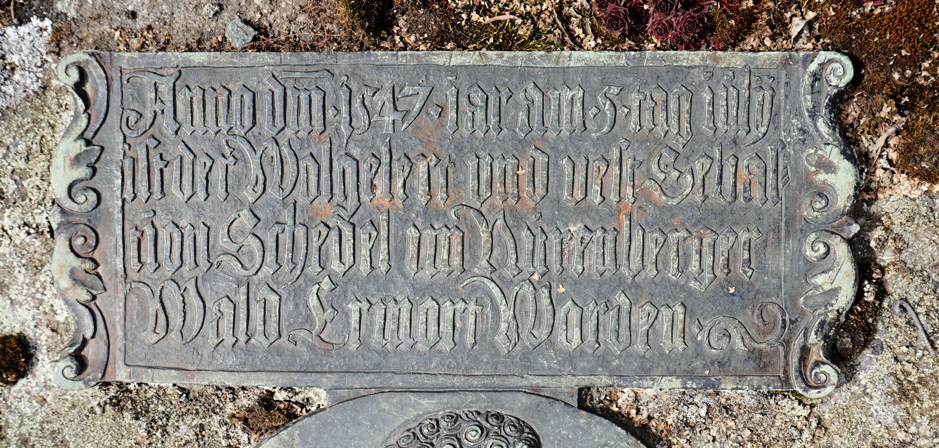 Epitaph des Sebastian Schedel Inschrift