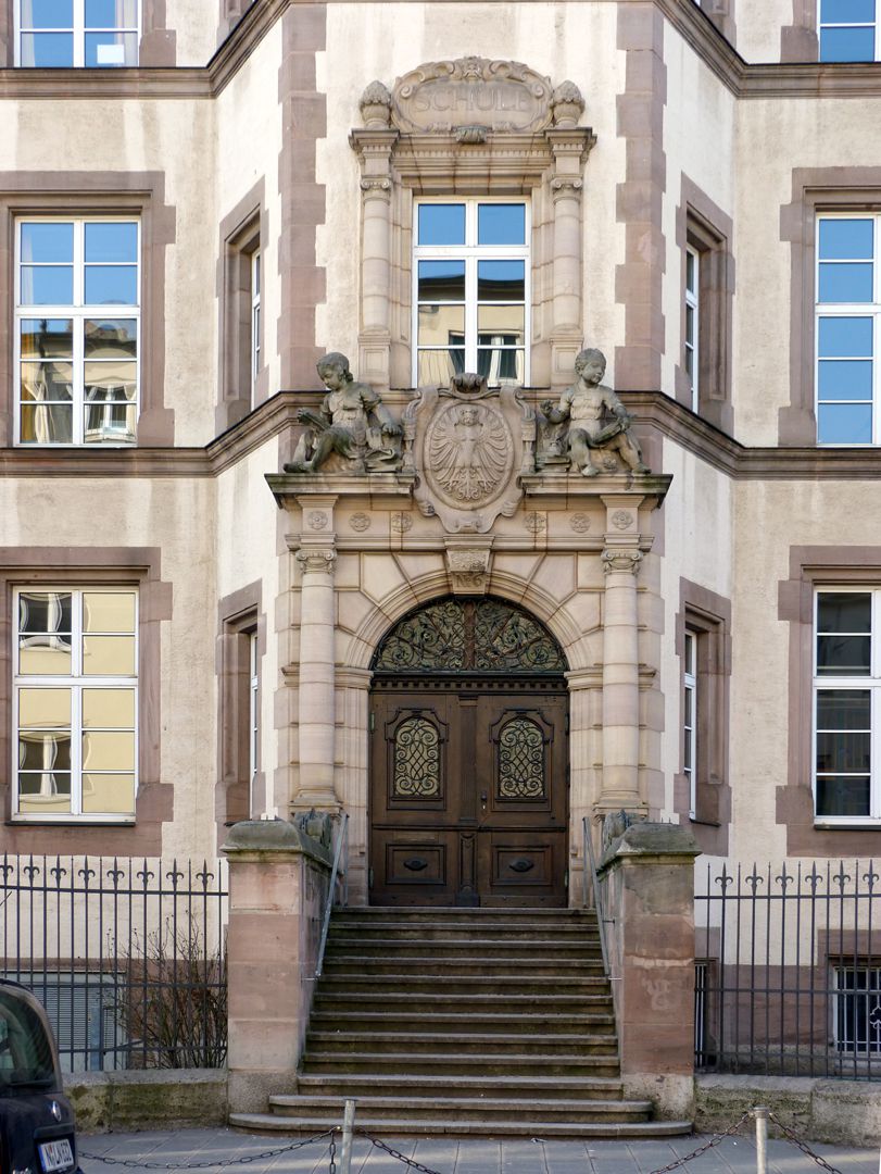 Johann-Daniel-Preißler-Schule Haupteingang zur Preißlerstraße