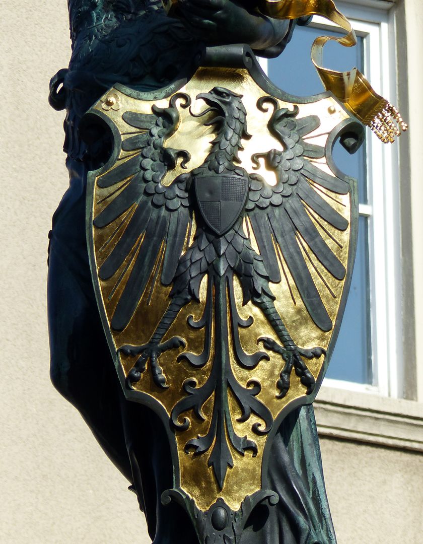 Siegessäule Schild mit Reichswappen