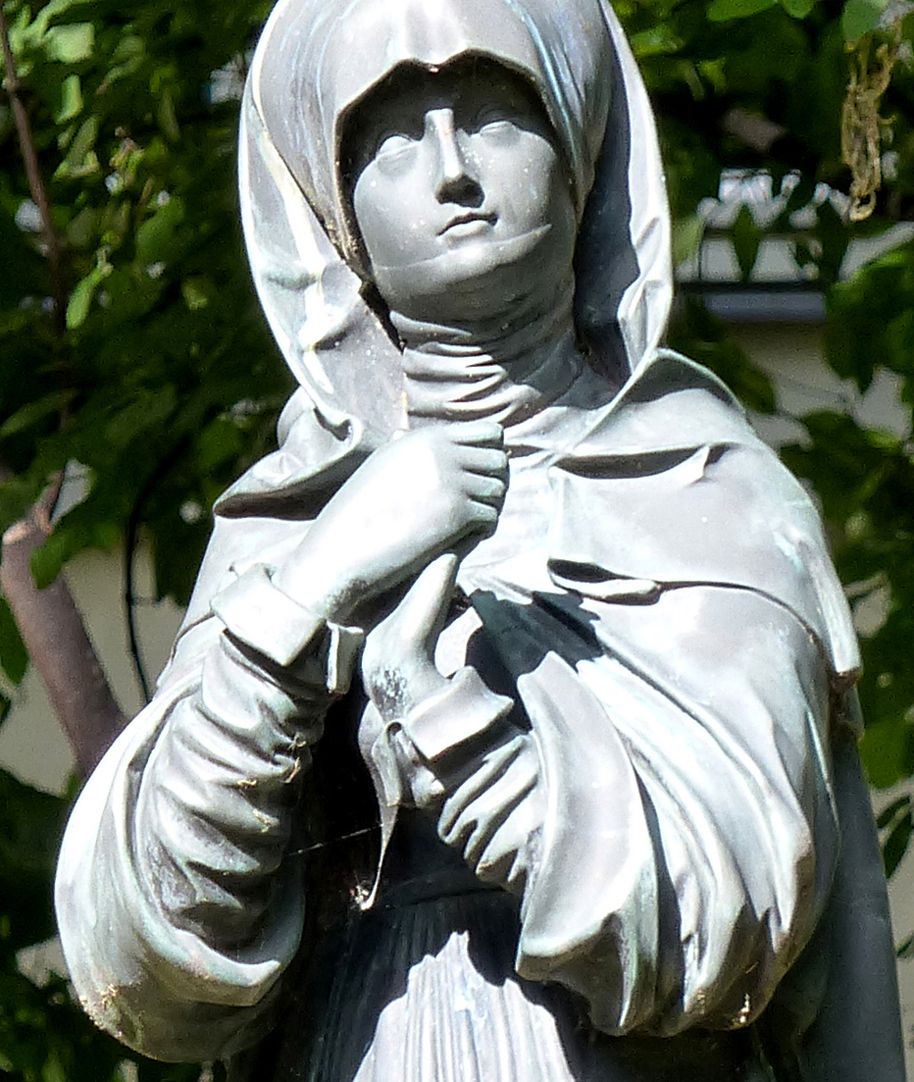 sog. Nürnberger Madonna Detail der oberen Figur