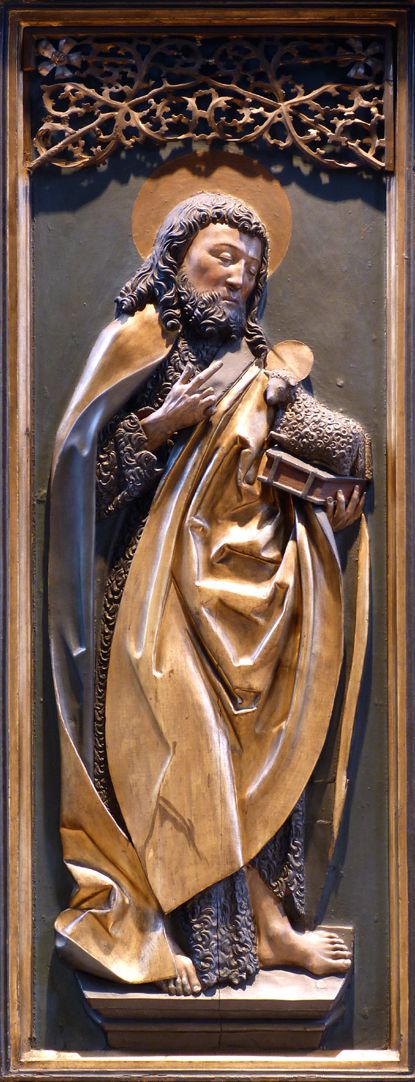 St. Bartholomäus, Hochaltar Linke Flügelinnenseite, Johannes d.T.