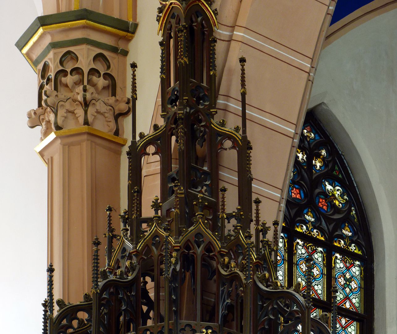 Stadtkirche St. Peter (Sonneberg) Oberteil des Kanzelschalldeckels