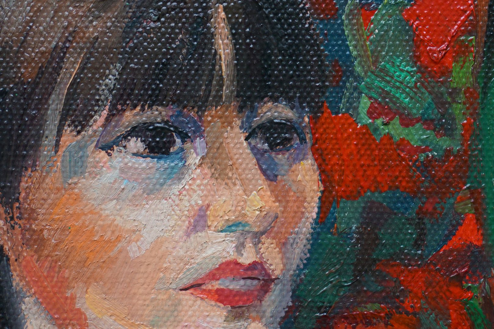 Portrait einer Frau Detail