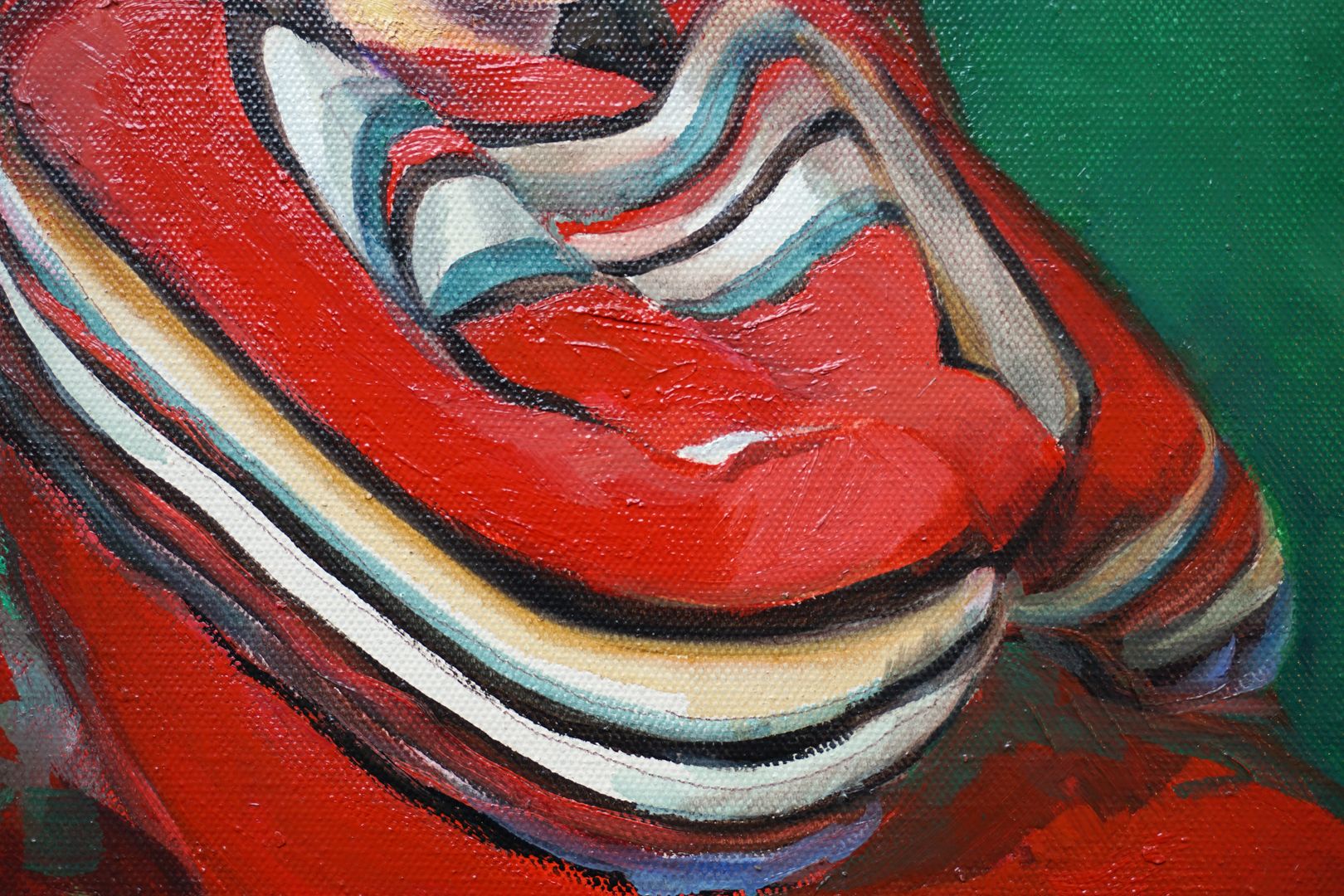 Portrait einer Frau Detail