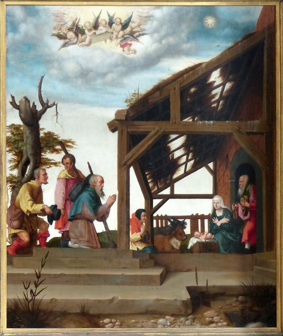 Dürersche Stiftungstafel Anbetung des Christuskindes durch die Hirten