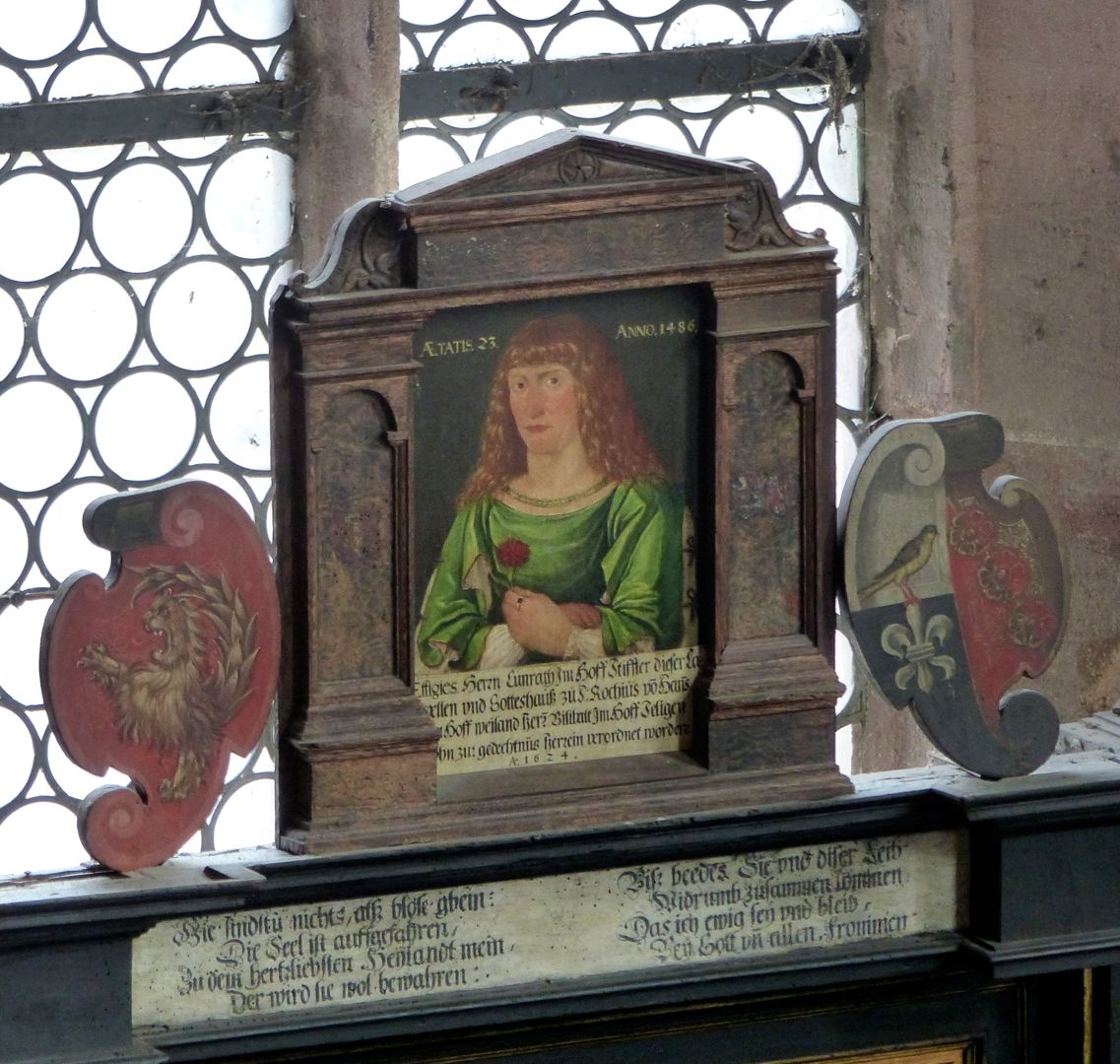 Dürersche Stiftungstafel Tafel mit dem Porträt des Kapellenstifters Conrad Imhoff