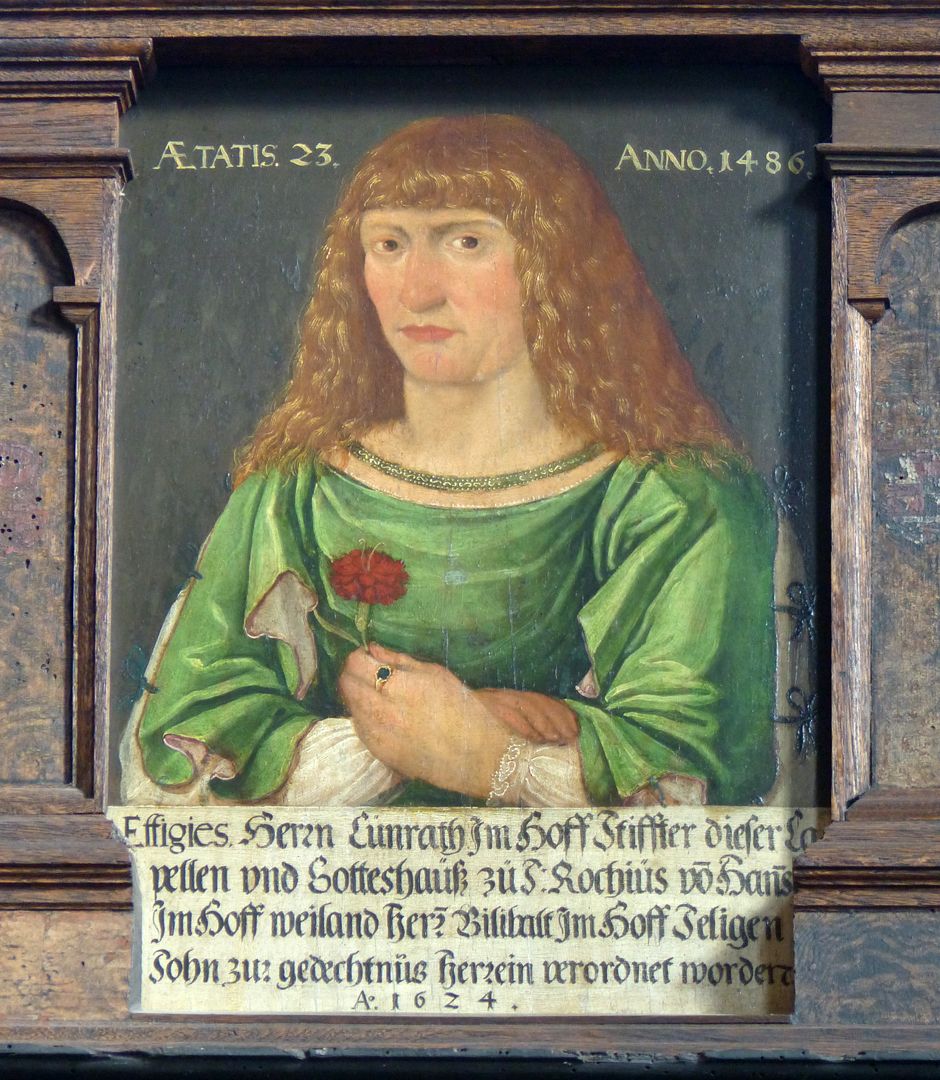 Dürersche Stiftungstafel Porträt des Kapellenstifters Conrad Imhoff