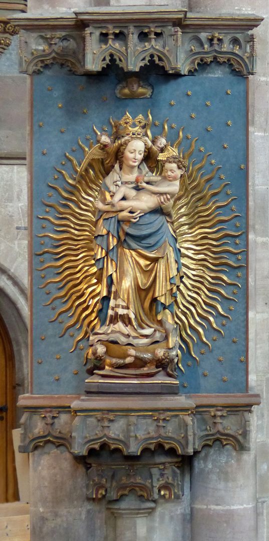 Strahlenkranzmadonna (Deichsler - Madonna) Frontalansicht
