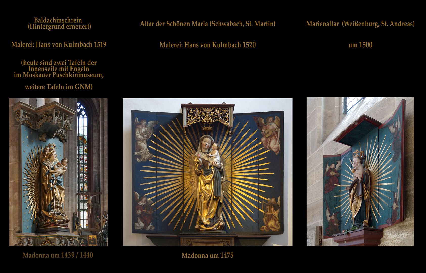 Strahlenkranzmadonna (Deichsler - Madonna) Bildvergleich