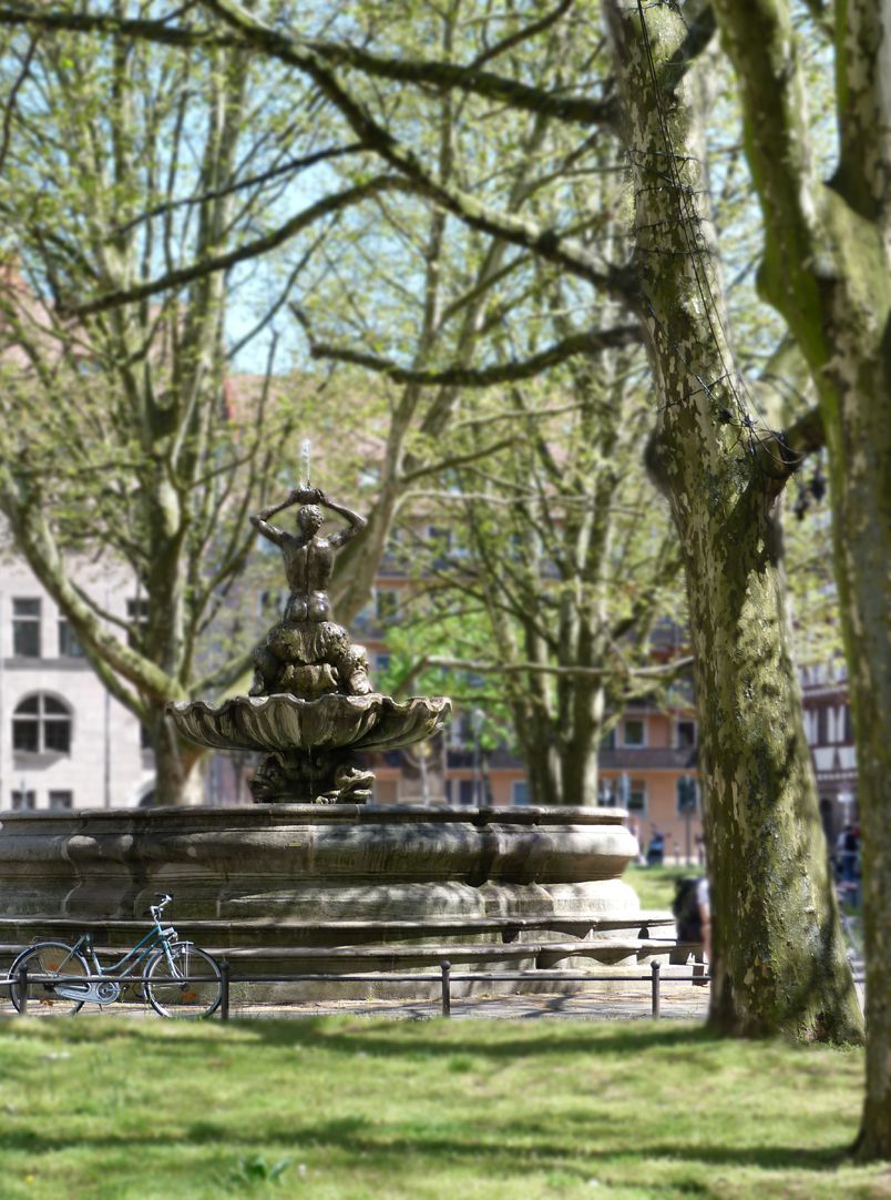 Tritonbrunnen Blick von Westen