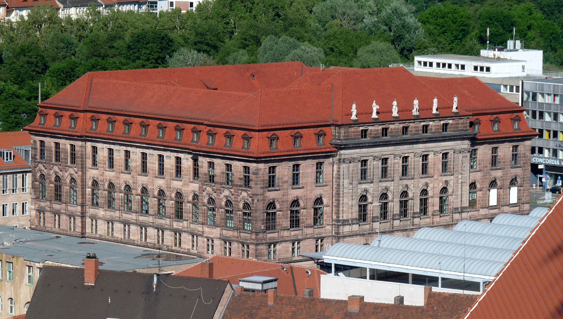 ehem. Bayerische Landesgewerbeanstalt (Gewerbemuseum) Südansicht