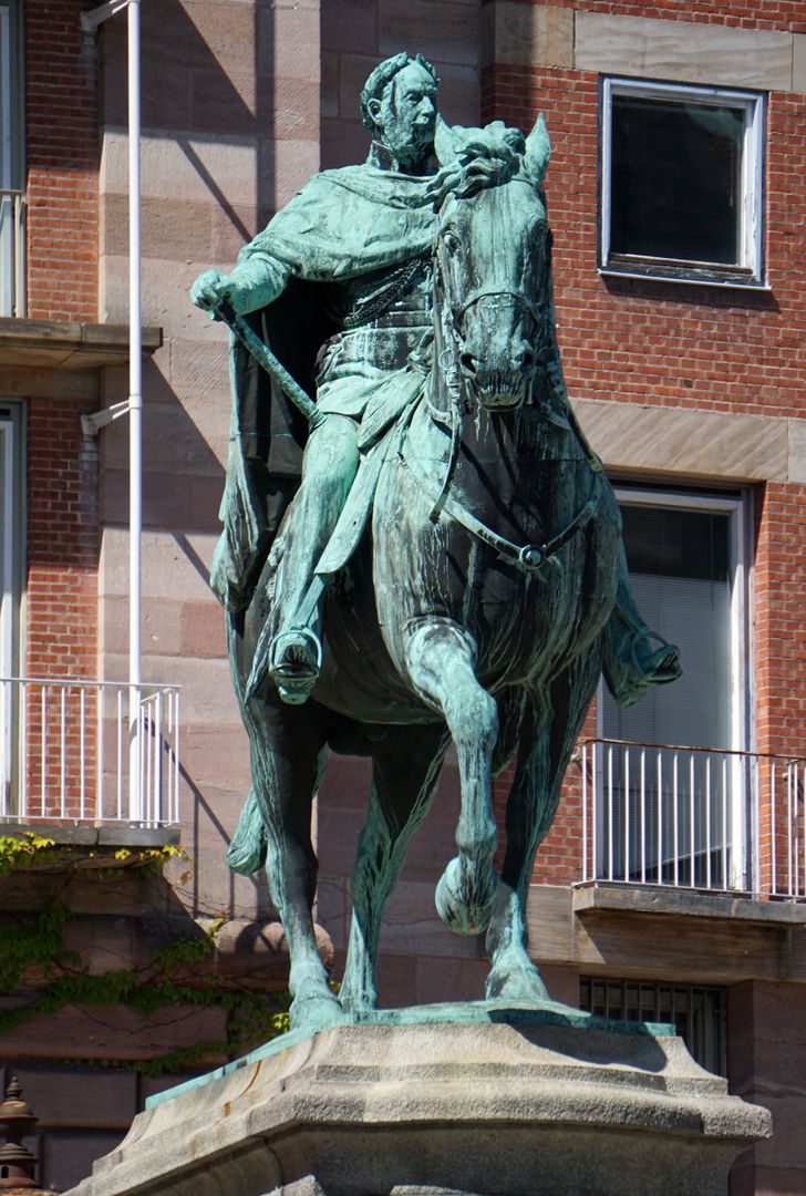 Reiterstandbild Kaiser Wilhelm I. Vorderansicht