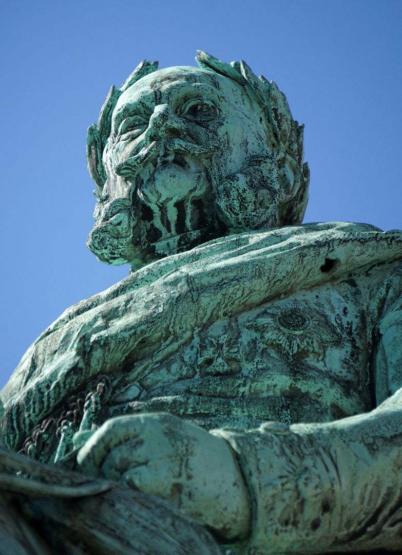 Reiterstandbild Kaiser Wilhelm I. Kaiser Wilhelm I. / Detailansicht