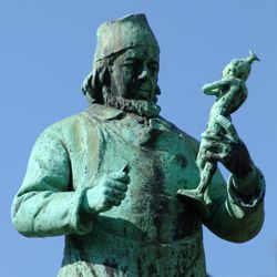<Portrait-Figur des Jakob Daniel Burgschmiet