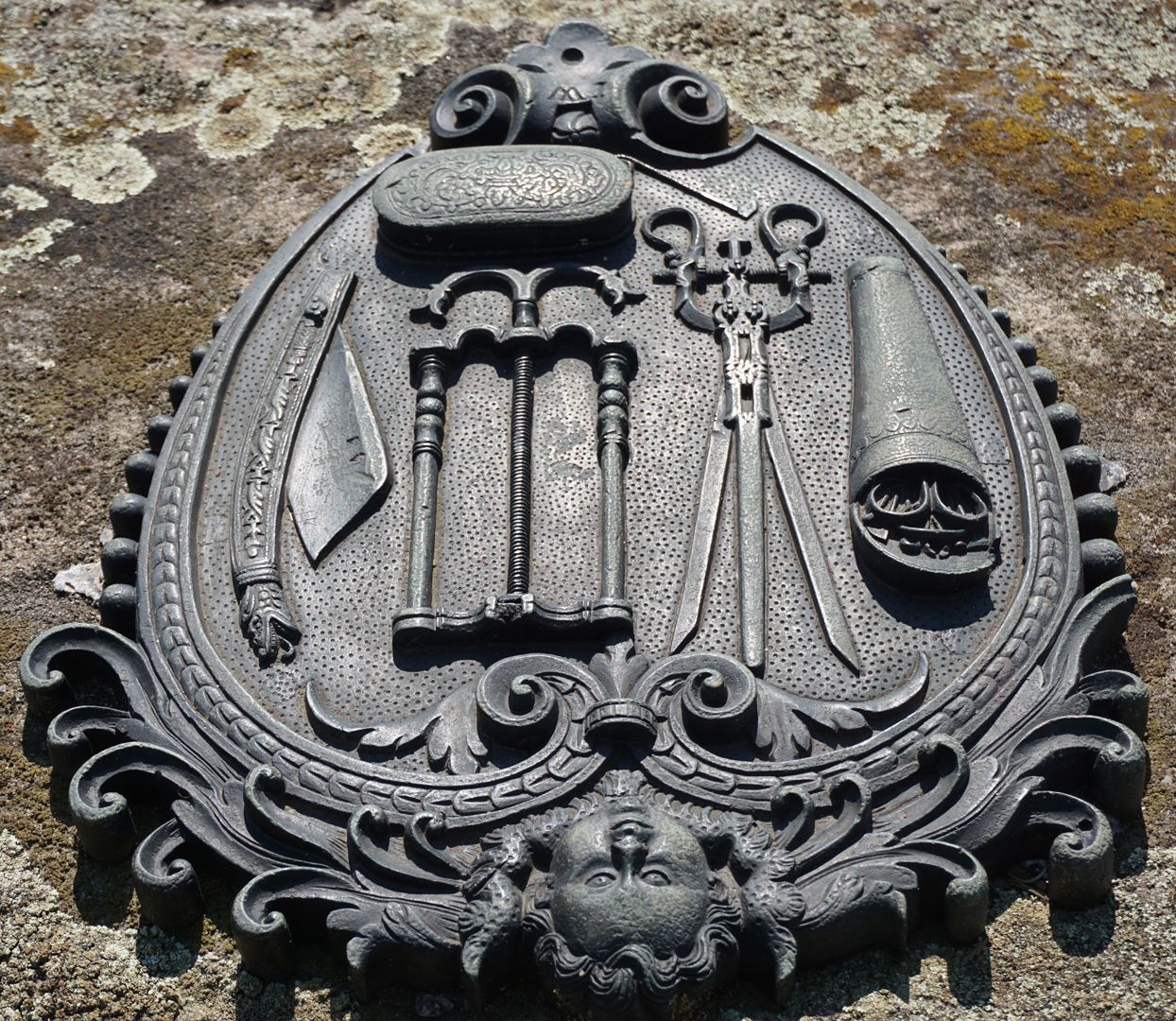 Der Barbiergesellen Begrebnus Schrägansicht von Westen