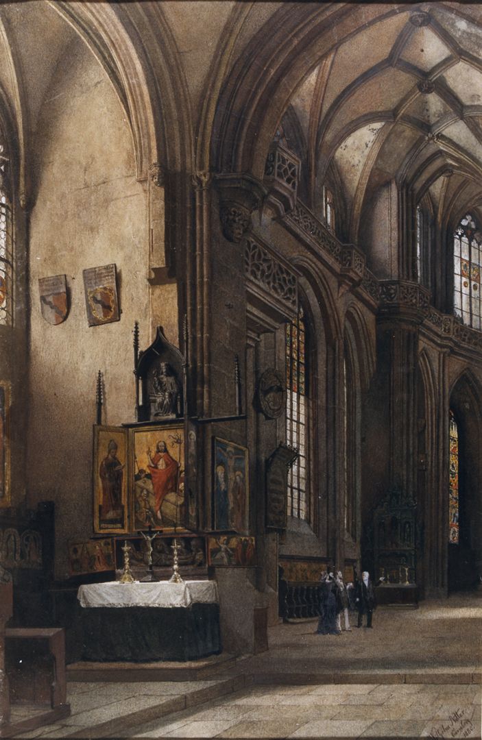 Wolfgangsaltar in der Lorenzkirche 