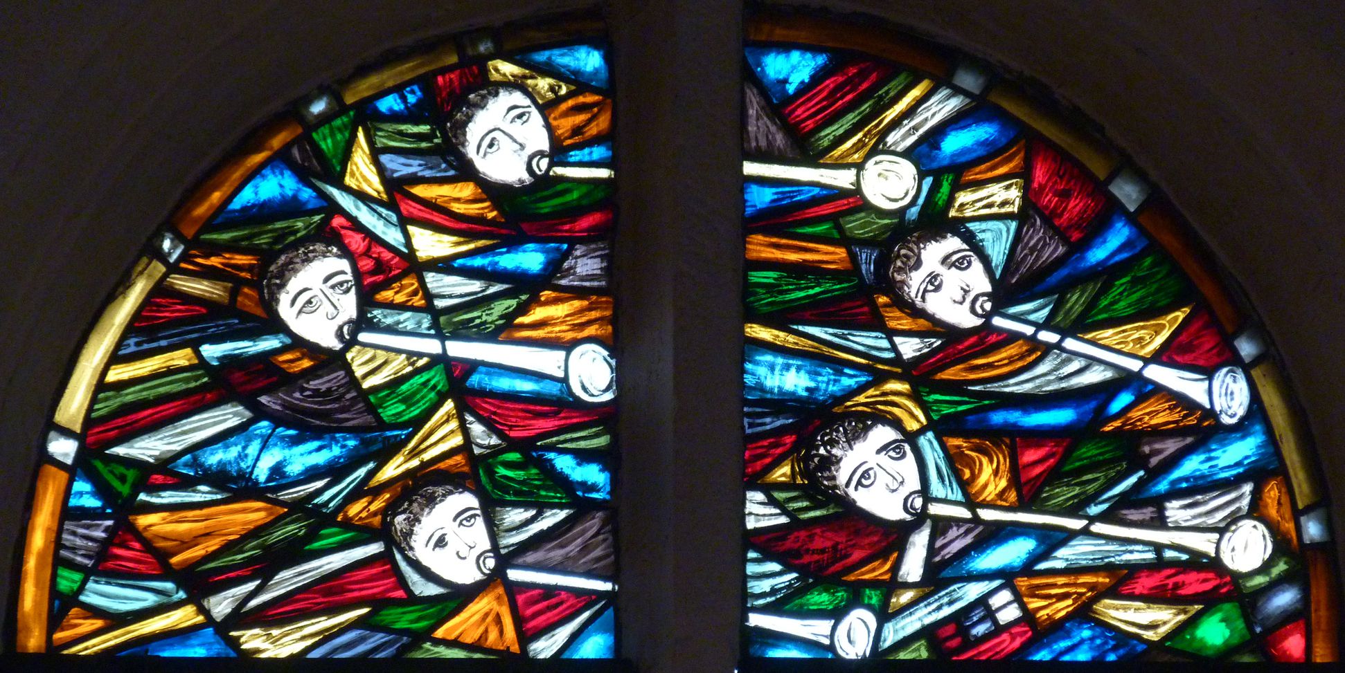 St. Bartholomäus, Chorfenster n II Fenster n II, Fenster aus den 1950er Jahren