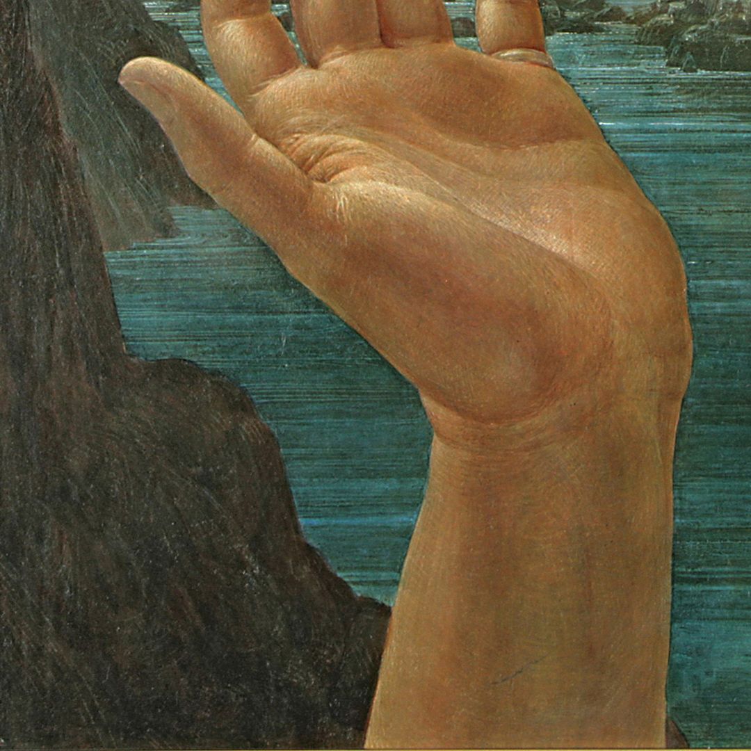 Hoffnung Detailansicht aus der linken Bildhälfte