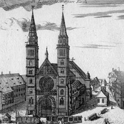 Nürnbergische Prospecte beÿ Peter Conrad Monath / St. Laurentzer Pfarr Kirch