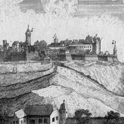 Nürnbergische Prospecte beÿ Peter Conrad Monath / Prospect der Vesten in Nürnberg an der Seiten gegen Mitternacht