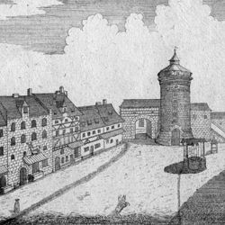 Nürnbergische Prospecte beÿ Peter Conrad Monath / Spitler-Thor