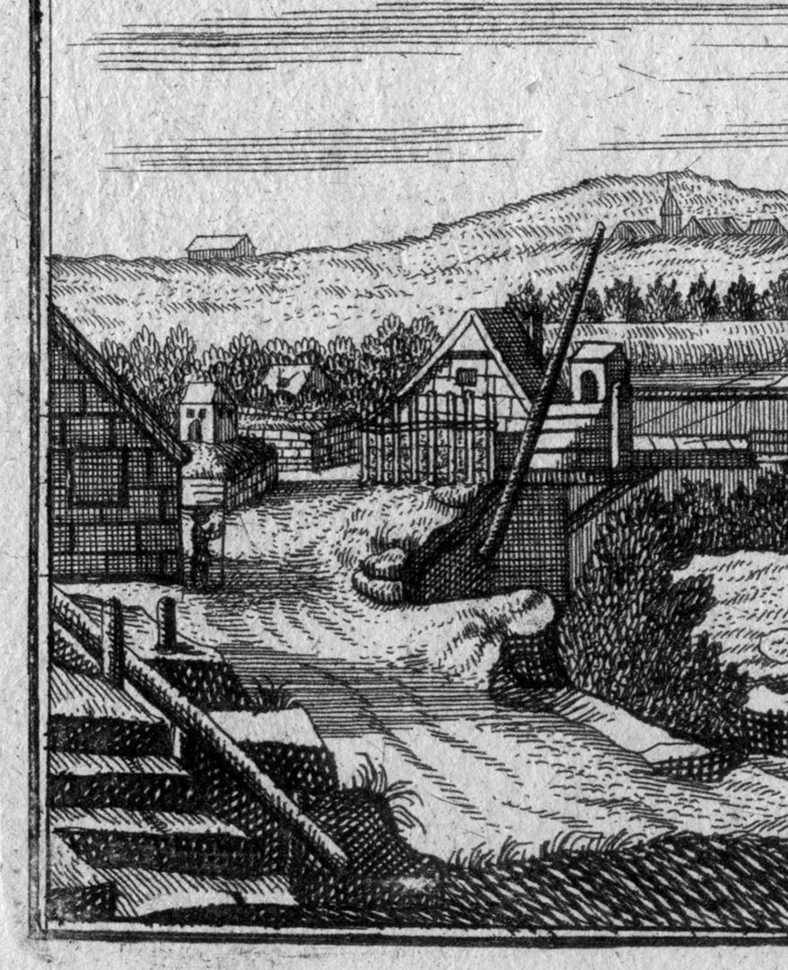 Nürnbergische Prospecte beÿ Peter Conrad Monath / Spittlertor Detailansicht