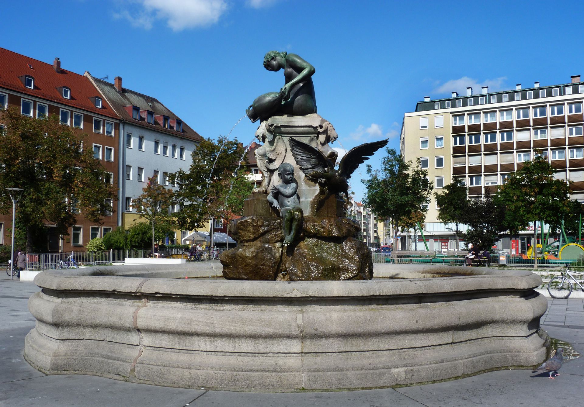 Nymphenbrunnen Gesamtansicht