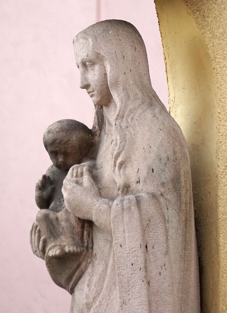 Maria mit dem Jesuskind Detailansicht
